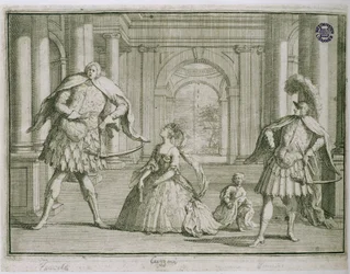 Farinelli, Cuzzoni i Senesino w Handels Flavio, c.1728